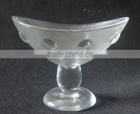 Clear pretty glass Ice cream cup ice cream maker cup