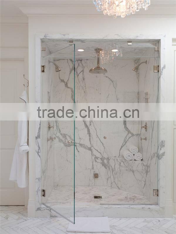 Premium solid surface natural stone china white marble tile for floor