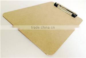 A5 office wooden clipboard with metal clip