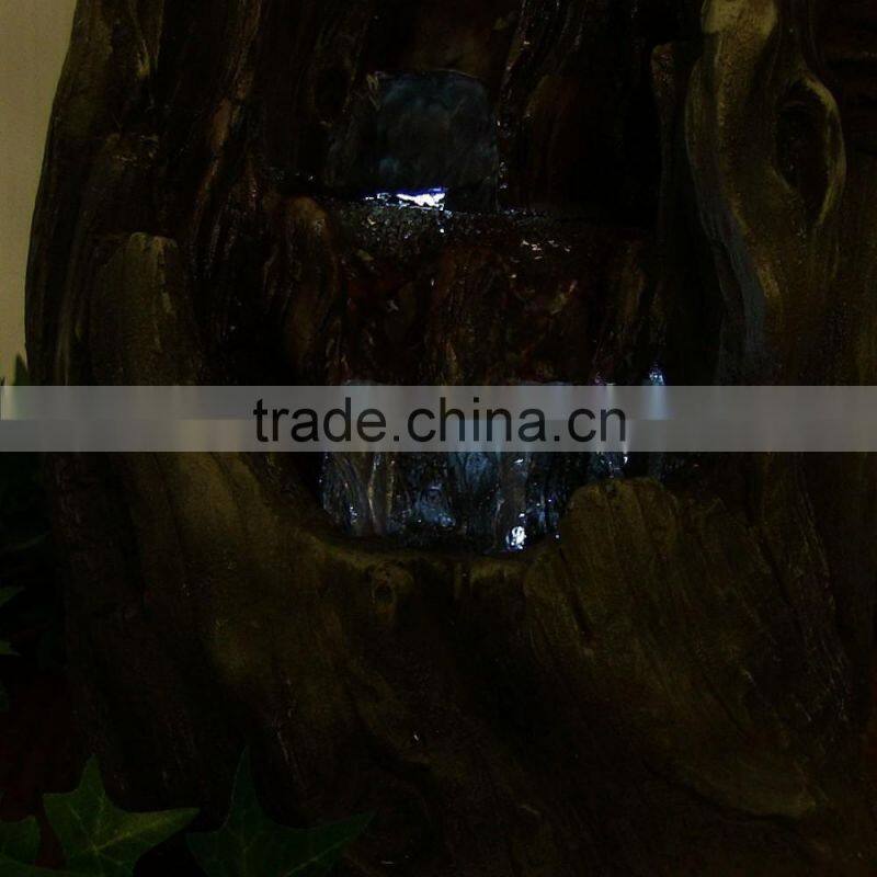 Cascading Caves Waterfall Tabletop Fountain with LED Lights