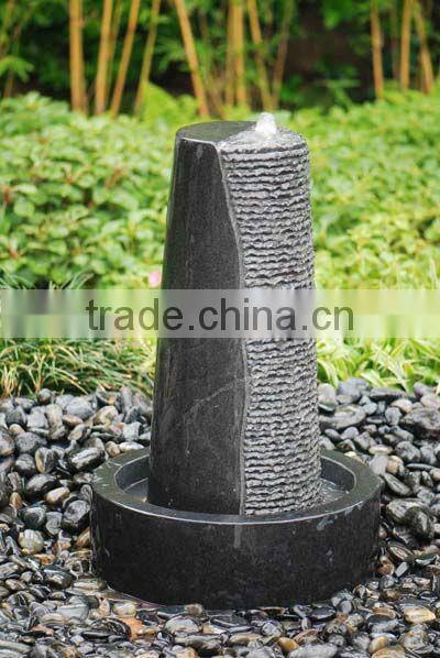 natural granite stone water feature fountain