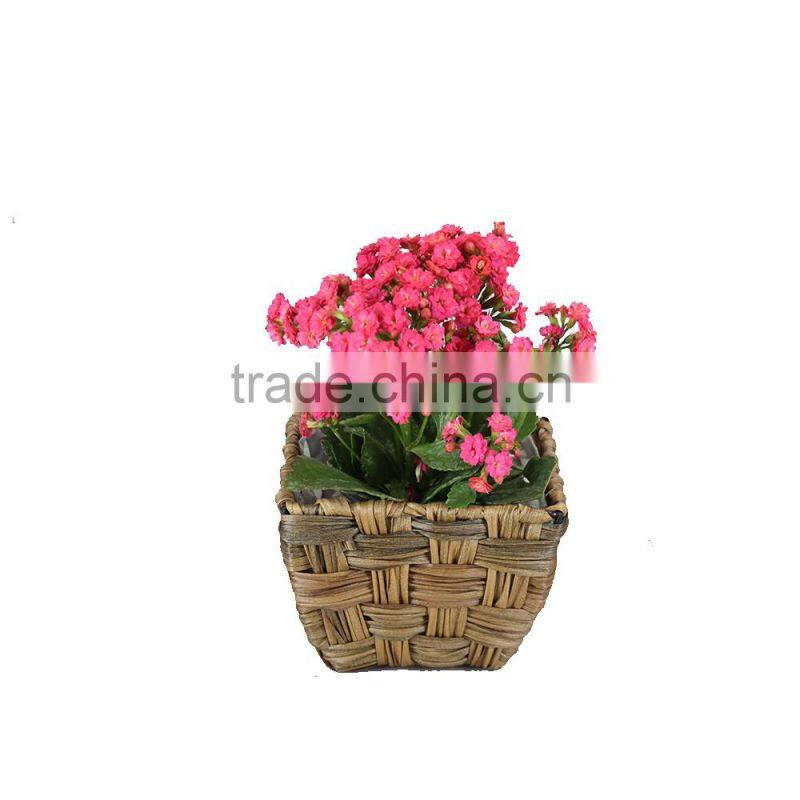 Handmade Rustic Rattan Flowerpots Gardent Planter