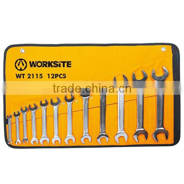 WT2115 Worksite Brand Hand Tools 12pcs 6-32mm Combination Wrench Sets