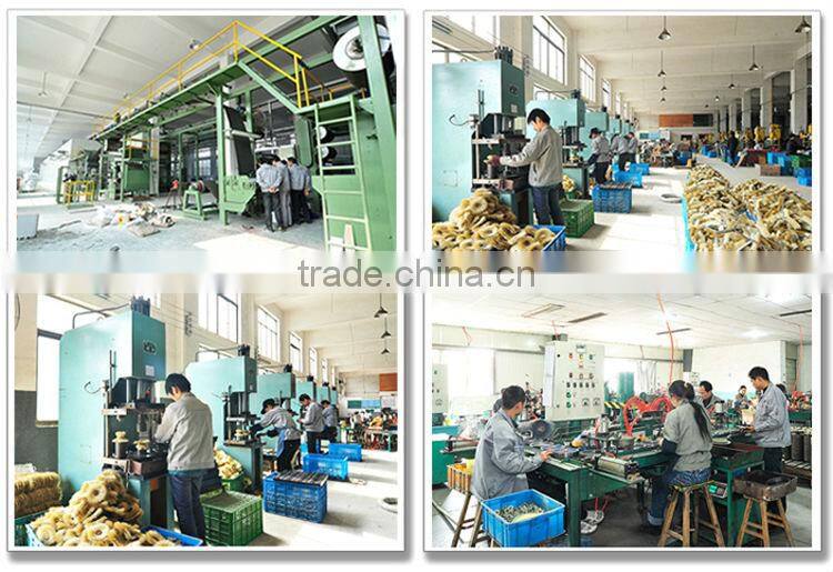 circular steel wire brush brass plated
