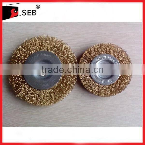 100mm Rotary brass wire wheel brush
