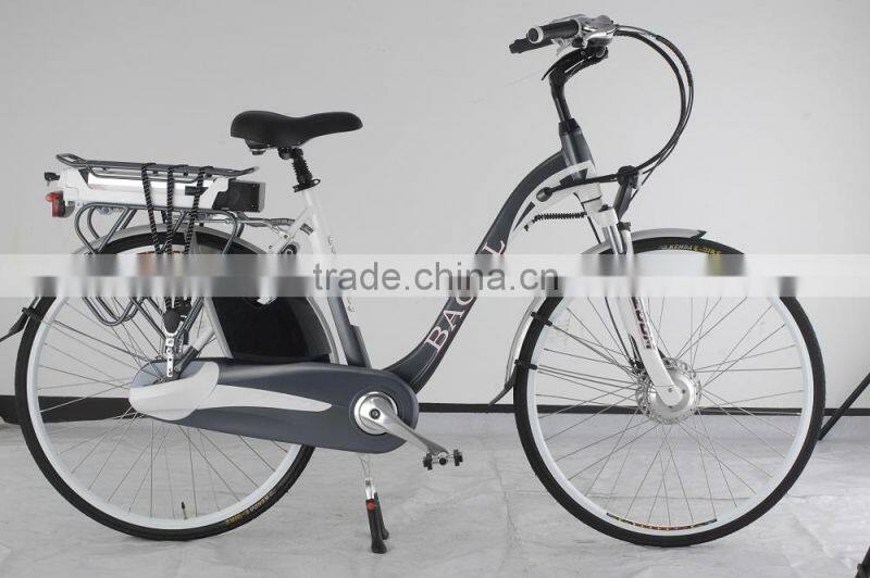 700C Aluminum 36V 10AH electric city bike with inner 8-speed gears