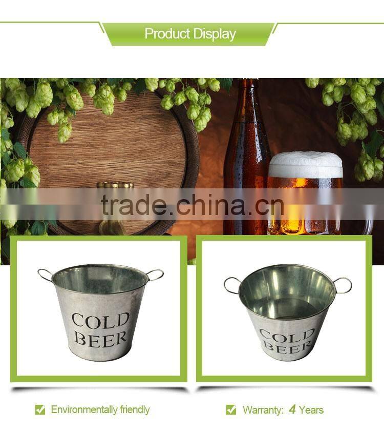 Cute baby metal bulk ice bucket