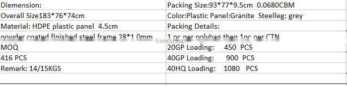 FTB-183 6' FOLDABLE RECTANGLE OURDOOR TABLE