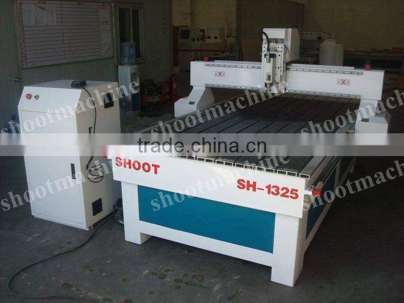 CNC Woodworking Router Machine SH-1325 with X Y working area 1300x2500mm
