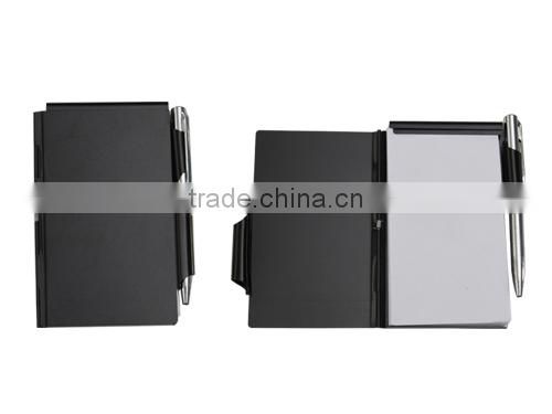 Hot sale Aluminum mini notebook with pen inside