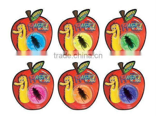 Magic twisty worm/plush magic worm/magic fuzzy worm