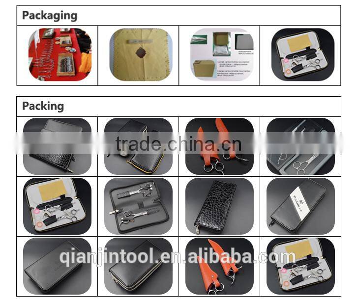 black multi-function hair scissor adhesive tape cutter plastic pen holder of item JC835