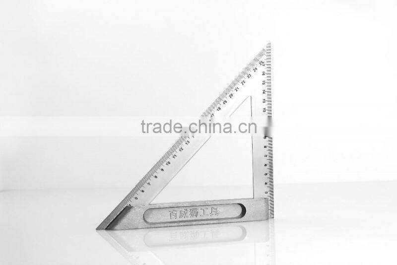 BERRYLION drawing ruler aluminium triangular scale ruler, 150mm and 200mm quality ruler