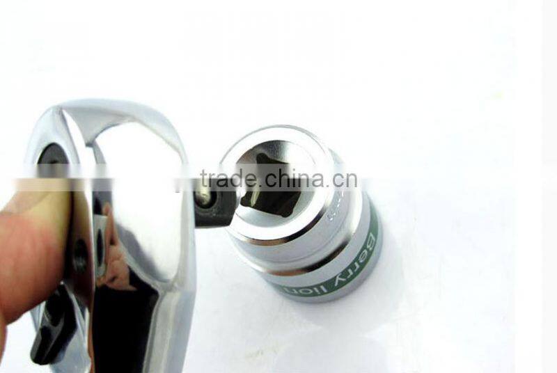 Berrylion 72teeth Ratchet Wrench Hanlde quality CR-V 1/4" Ratchet wrench handle