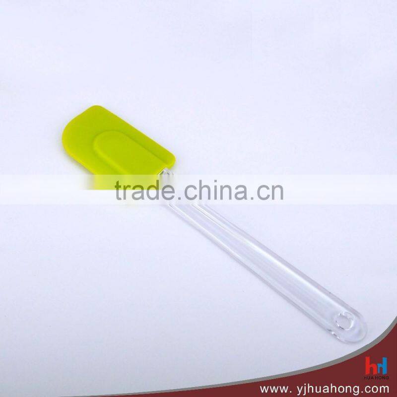 Eco- friendly Silicon Pastry Scraper with Crystal Handle