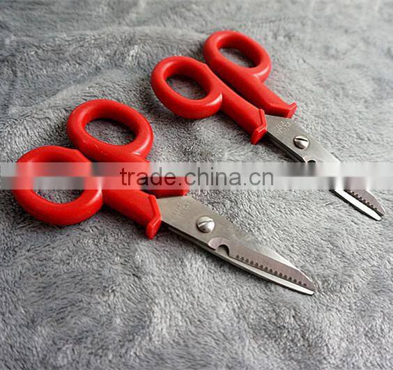 61100 Electrical Scissors,Fiber Optic Shears Wire Cable Cutter Scissors