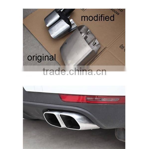 sport racing dedicated exhaust catback tip for p-orsch e macan