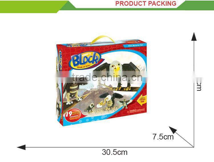 High quality children playing EVA foam building blocks