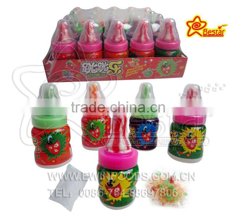 Long Hair Girl Popping Candy With Puzzle Sticker