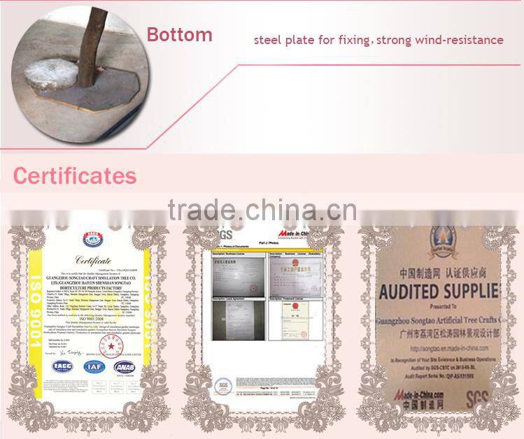 2015 Hot sale wedding decoration ornamental artificial tree fake wedding tree cherry blossom