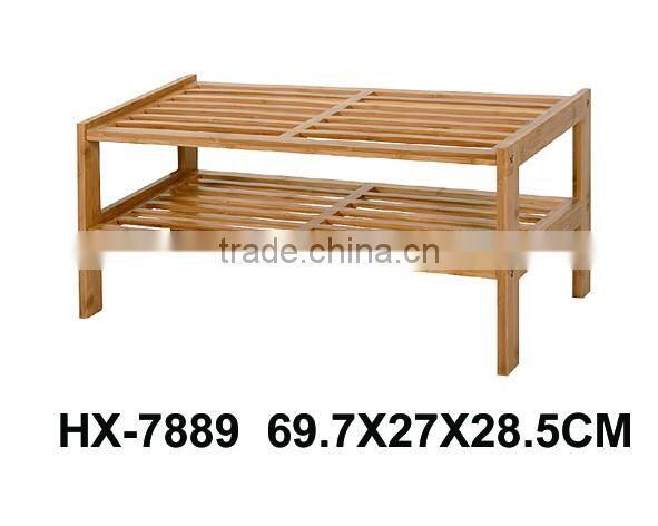 Tier Bamboo Shoe Rack