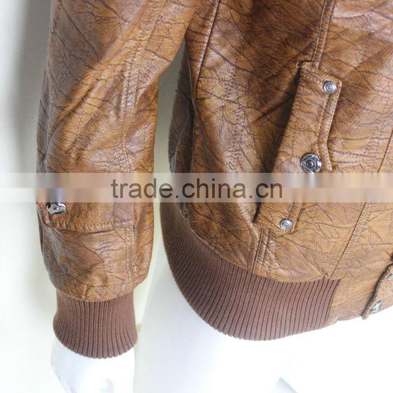 Mens Fashion PU Leather Jackets 2017
