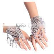 Indian Belly dance bangle bracelet stretch sequin anklet with cion