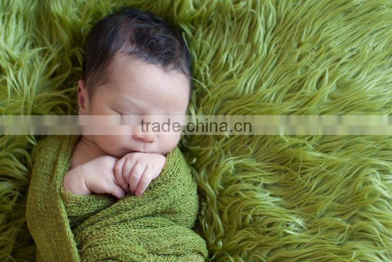 Wholesale Baby Photo Props Newborn Rayon Wraps Stretch Knit Wrap Blanket in stock !!!