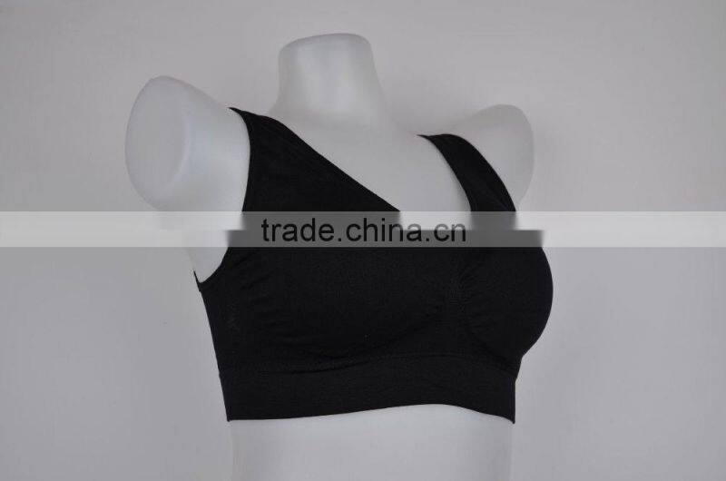 GZY 2015 low price health sport yoga sports women sexy nude bra