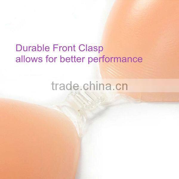 push up nude mature adhesive silicone bra