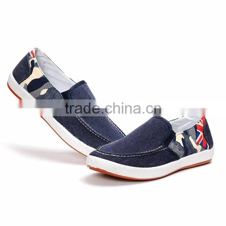2017 New arrival canvas shoes men casual china shoe factory