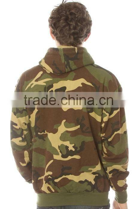 woodland winter men jacket camo hoodie relaxed fit polyester cotton fleece pullover hoodie wholesale custom woodland hoodies