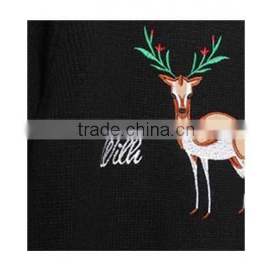 2016 knitted Christmas sweaters Uglysweaters with round neck and long sleeve