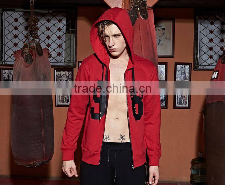 fashion supreme quality cotton/polyester custom tribal print gym hoodie