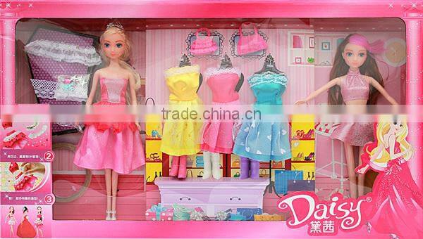 Lovely Girl Doll Action Figure set of 2 PCS Doll