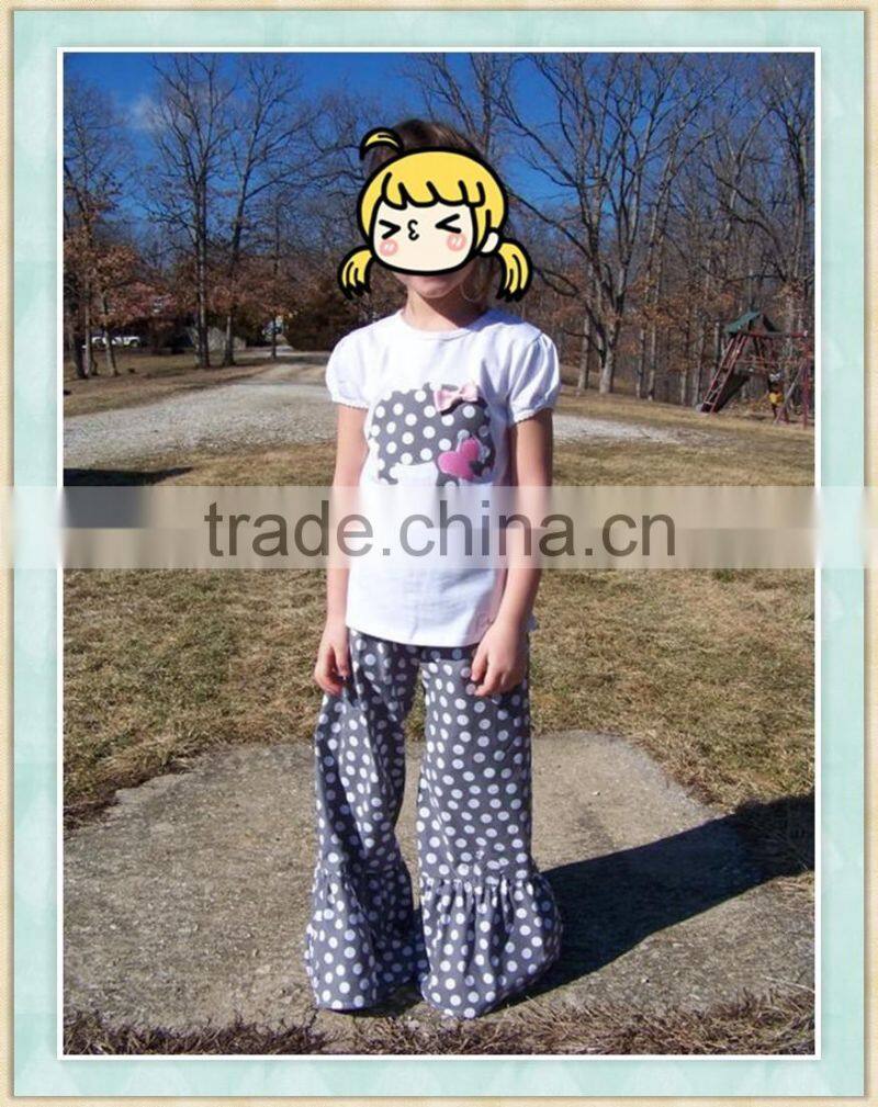 persnickety remake girls custom boutique elephant appliqued Valentines day outfit kids clothing wholesale wholesale clothing