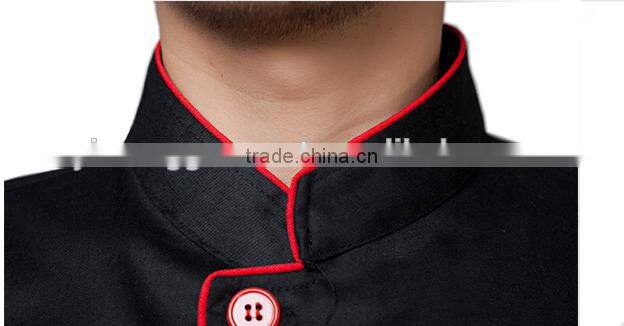 Custom top quality 100% cotton short sleeves chef uniform hot selling
