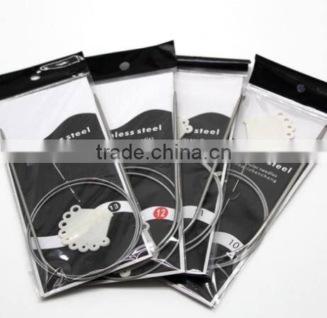 Stainless Steel Circular Knitting Needles Set 6-10#