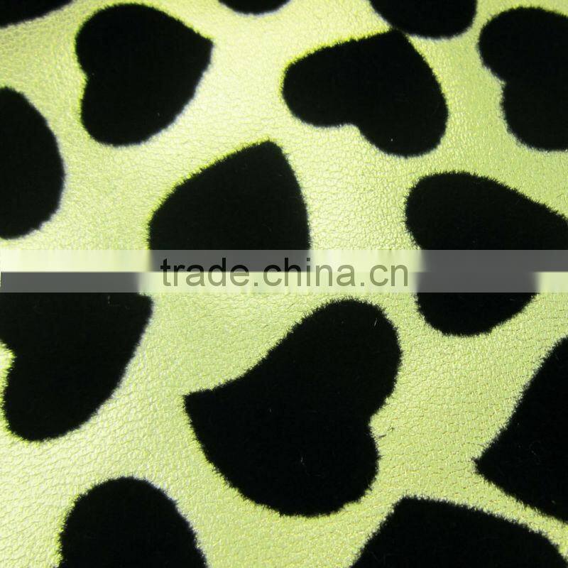 flock PU synthetic leather use for sofa