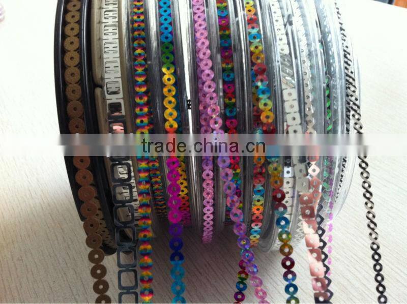 Chain Sequins pet sequins spangle roll disk reel sequins
