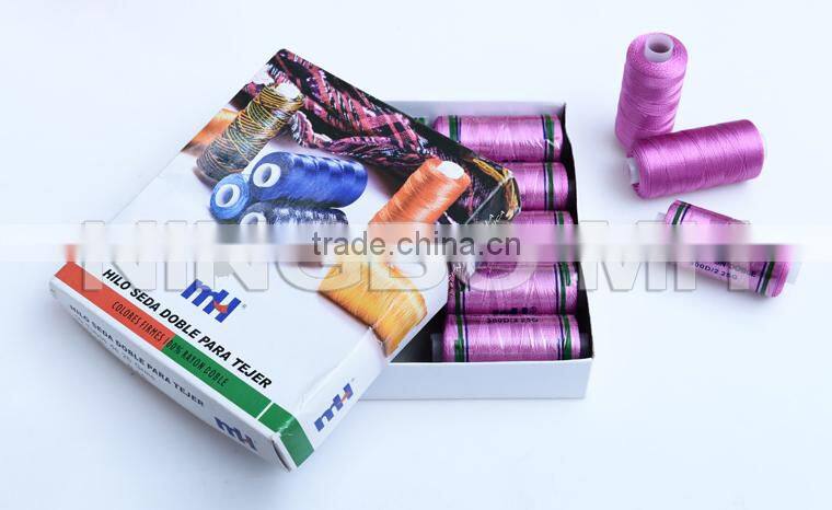 Polyester embroidery machine thread set