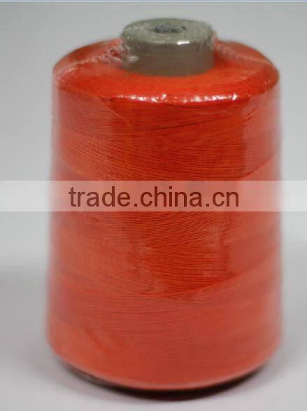 High tenacity high strength low shrinkage thread for jeans focks