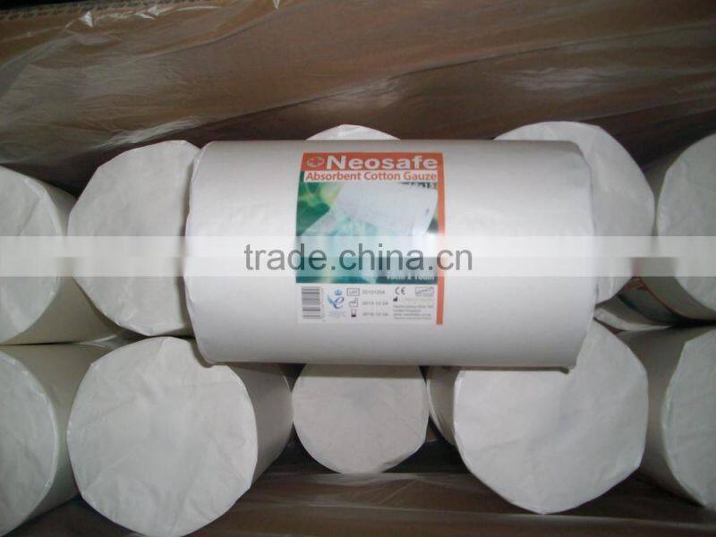 absorbent cotton gauze roll