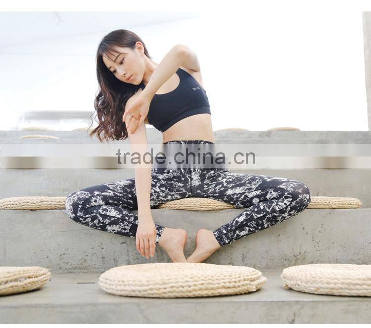 Digital Printed Women's Power Flex Inner Pocket Yoga Running Leggings