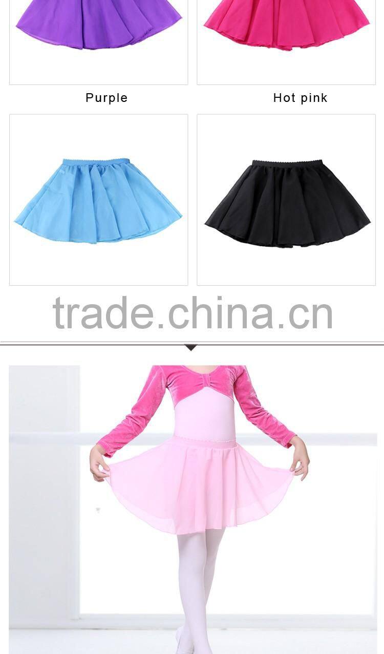Training Chiffon Wrap Skirt Short Ballet Skirt
