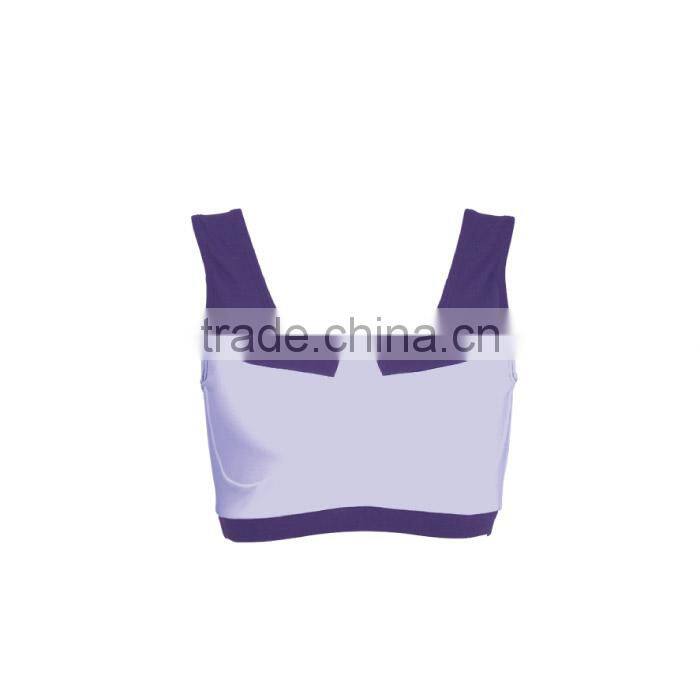 Wholesale women sports bra with 2 toned colors