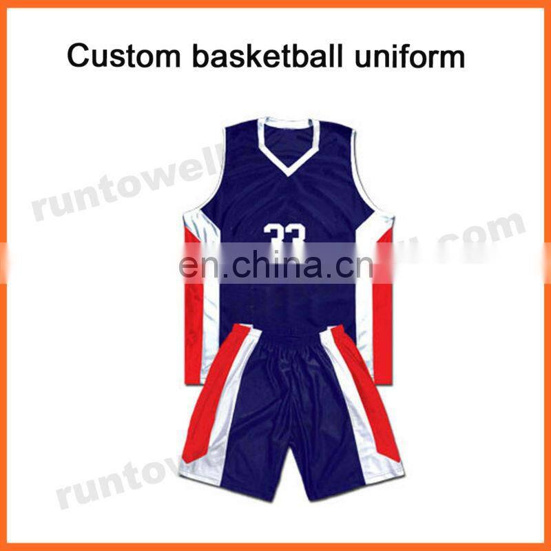Runtowell 2013 high quality basketball uniforms / basketball jersey color purple / basketball jersey names