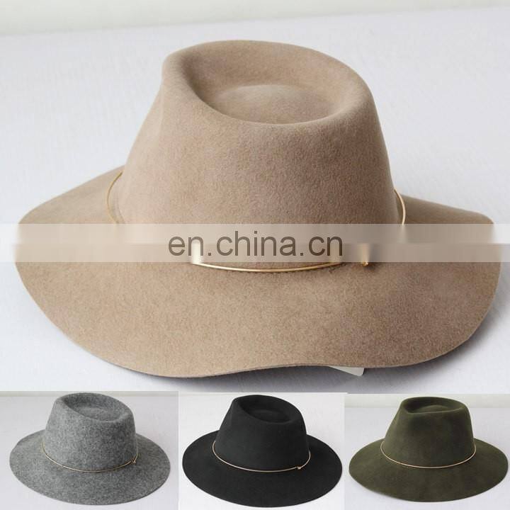 New Arrival Stylish Womens Popular Fedora Hat Wool