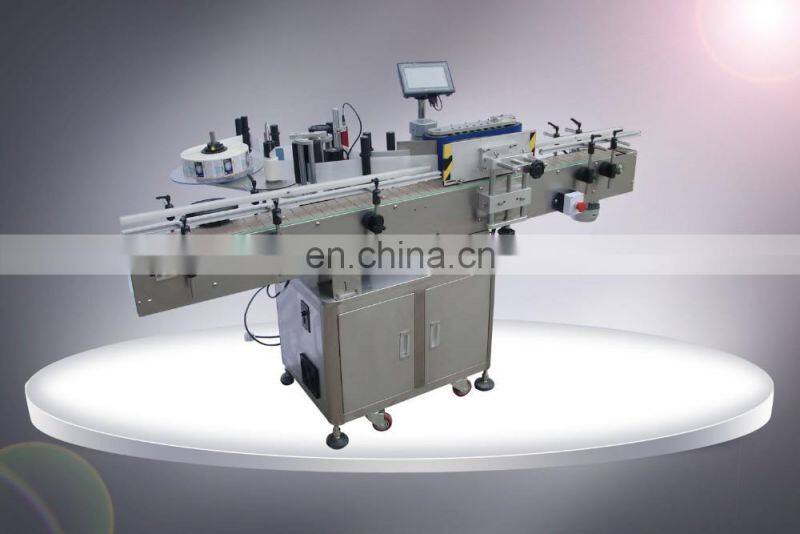 HIG Omron detect eye automatic round bottle sticker labeling machine with fix-point function