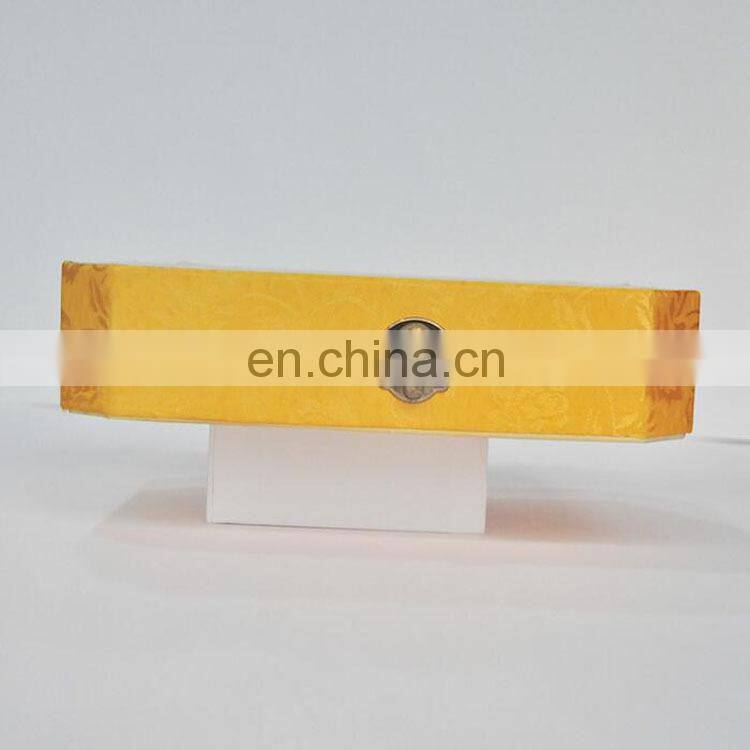 Custom attractive design luxury gold printing matle buckle hardcover paper box for luxury gift packaging